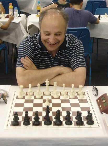 Peter Mercs playing in the 5 day morning open at the British Championships 2011